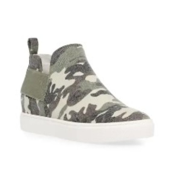 *NEW* Steve Madden Crushin High Top Slip-On Sneaker 7M, GREEN CAMO - Picture 2 of 4